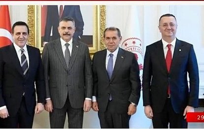 Galatasaray Başkanı Dursun Özbek'ten İçişleri Bakanı Mustafa Çiftçi'ye ziyaret