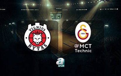 Rytas Vilnius-Galatasaray MCT Technic maçı izle: Saat kaçta ve hangi kanalda?